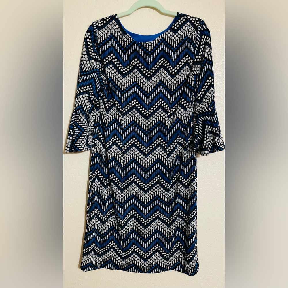 R&K Dress Cobalt Blue and Black